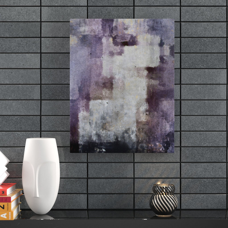 Smoky topaz, impression sur toile tendue, H 18 po x l 14 po x P 2 po