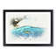 Eagle Hunting for Fish - Picture Frame Graphic Art Print-55732771-55732772