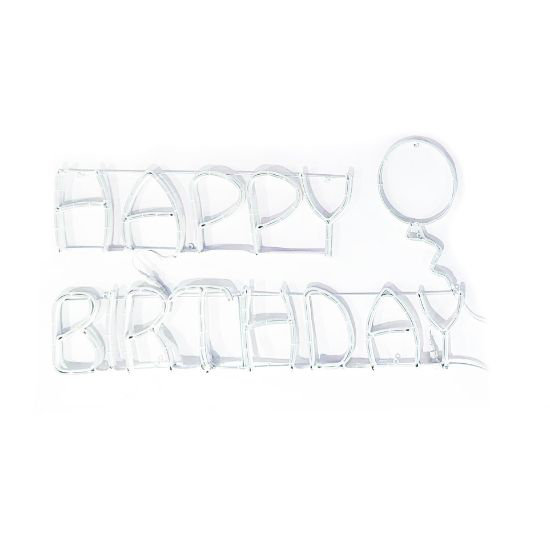 Happy Birthday with Balloon Sign