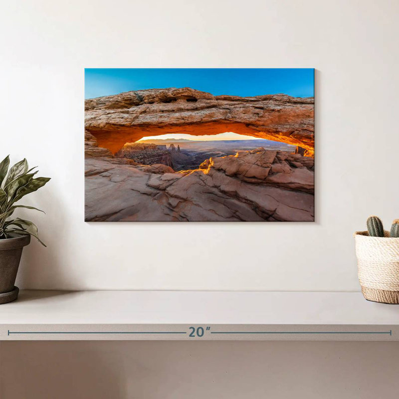 Alvord Mesa Arch Canyonlands, H 8 po x l 12 po