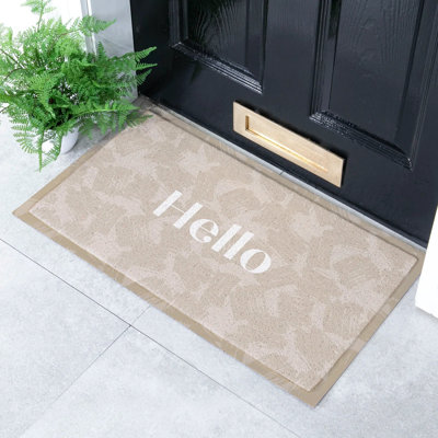 Paillasson Mocha Brush Hello - toutes saisons