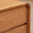 Simple rectangular solid wood coffee table