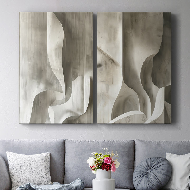 ABSTRACT Series CDLXX-Premium Gallery Wrapped Canvas -Ready to Hang, 27" H x 36" W
