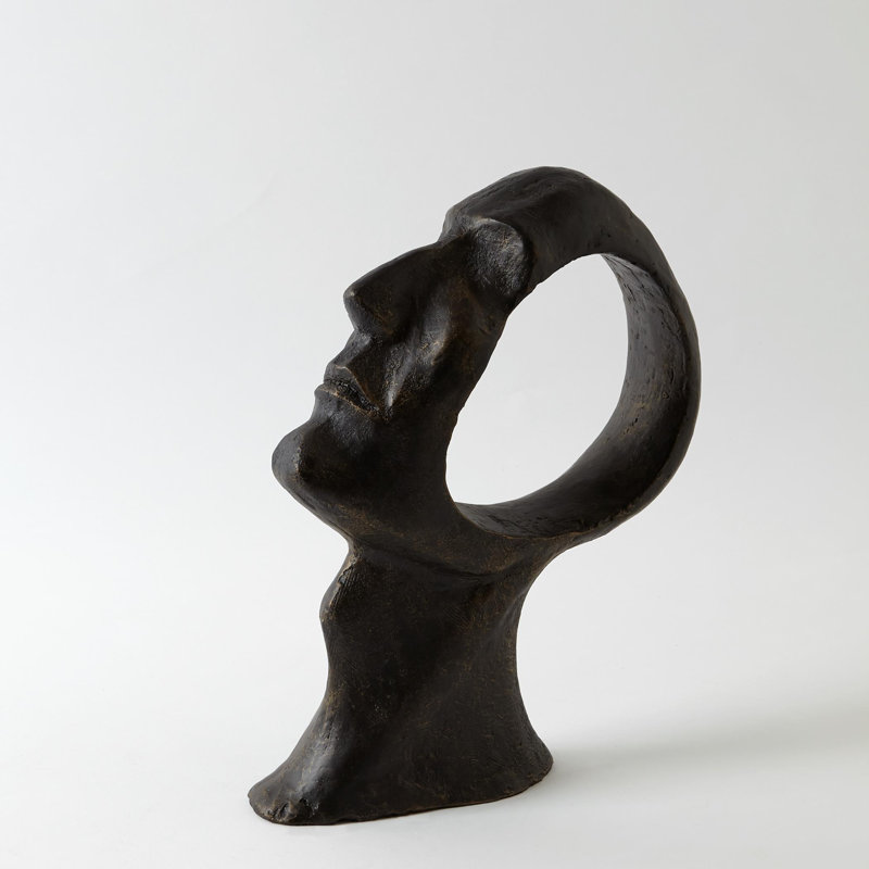Hollow Head Man-Lg, 13" H x 11" W x 4" D