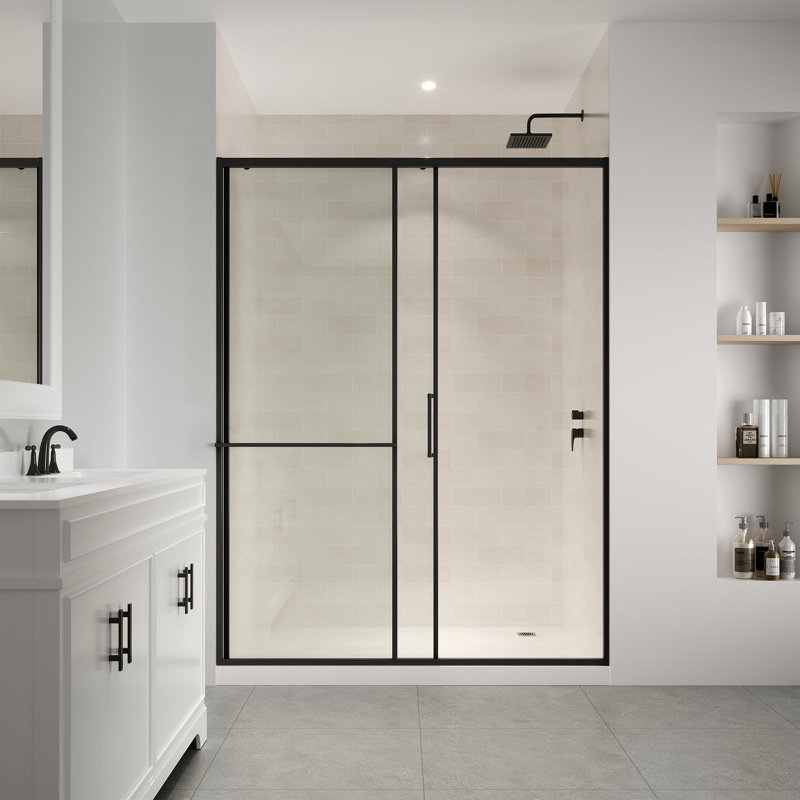 Zora Porte de douche coulissante H - noire