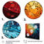 Art rigide, art mural contrastant Cadence II-2140991456-2140991459