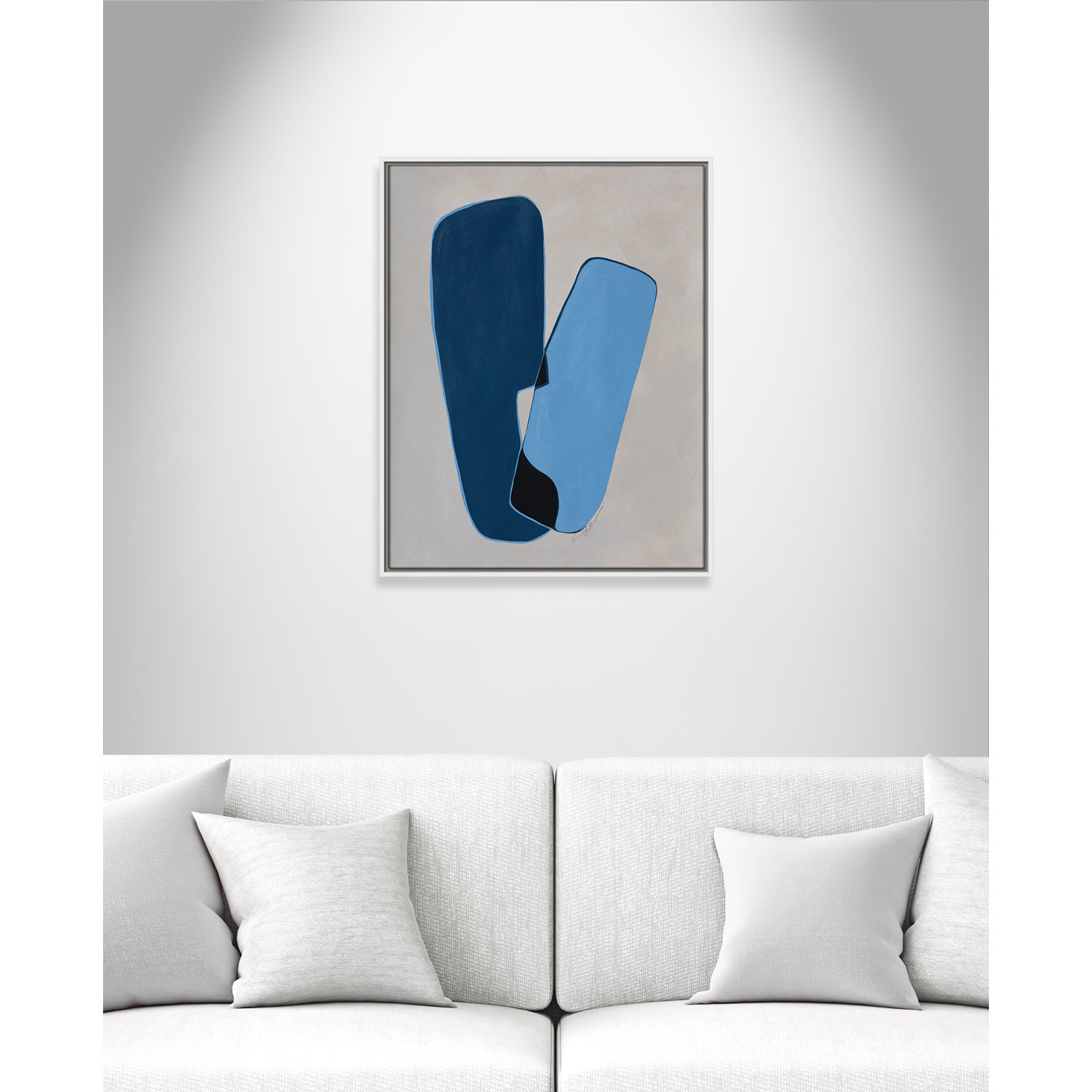 In Unity Collection "In Unity II" Print, 29.5" H x 23.5" W x 2" D, White Framed
