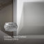 Lavabo de salle de bain rectangulaire encastré en céramique avec trop-plein Tresham®-10942295-19195670