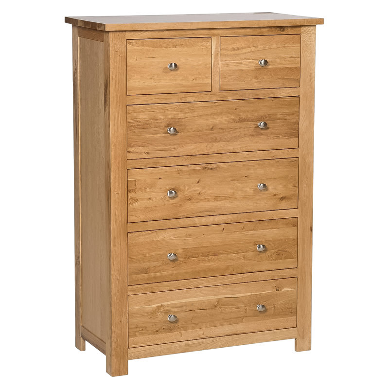 Ellis Solid Wood 83cm W 6 - Drawer Chest of Drawers