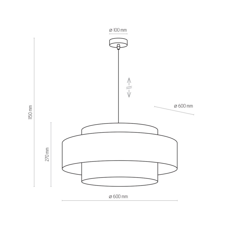 Avin 1 - Light Drum Pendant
