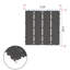 Paquet de 44 tuiles de patio à emboîtement pour terrasse - 12 "x 12" tuiles extérieures imperméables pour la piscine, le balcon et la cour
