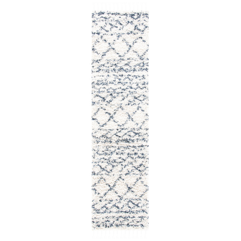 Tapis à poils longs 400 po Gillen, Tapis de couloir 2 pi x 8 pi