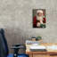 «Nostalgic Santa» par Ashley Bradley, art mural sur toile