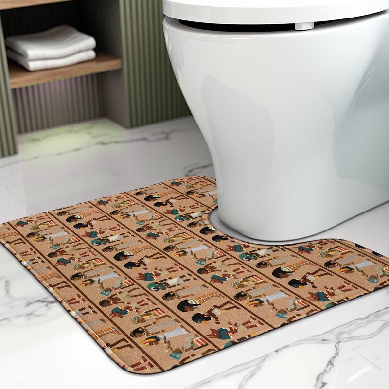 Tapis de salle de bain égyptien 20 po Multicolor