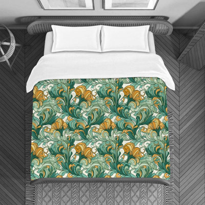 Housse de couette moderne années 1970 beige