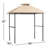 Garden Winds Beige Fabric Replacement Canopy for Gazebo