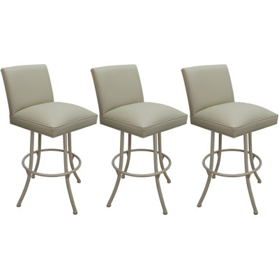 Ensemble de 3 tabourets pivotants en métal de 34 po