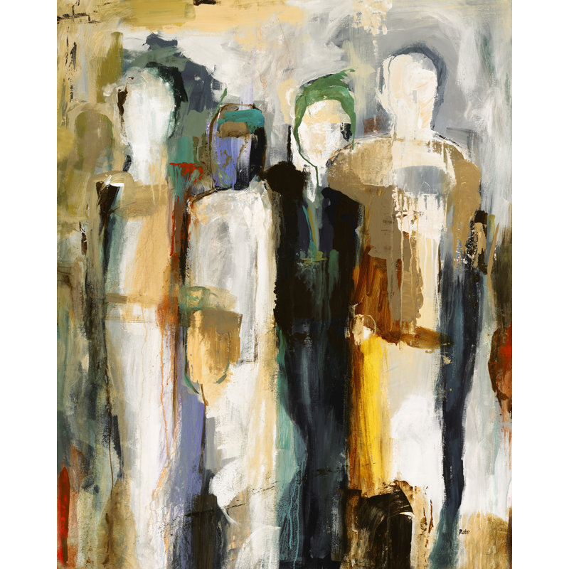 In The Scene Print, 59" H x 47" W , Marble Glaze (on Giclee Canvas)