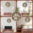 Christmas-Clock-With-Reindeer