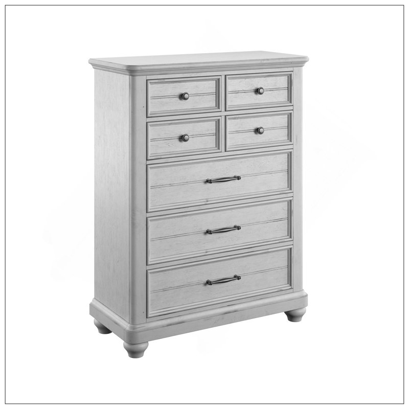 Commode 7 tiroirs grise