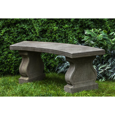 Zimelman Cast Stone Garden Bench