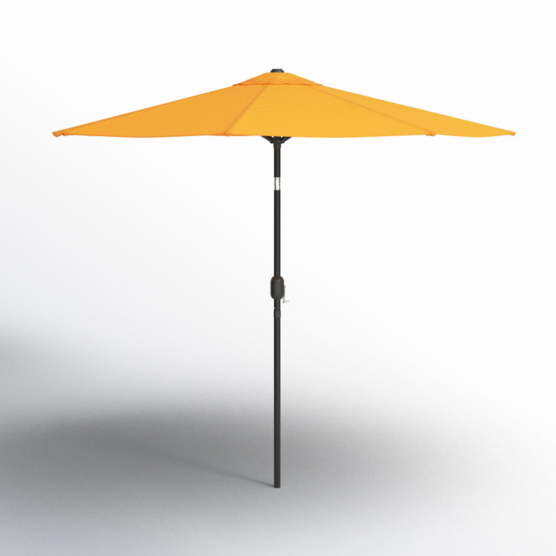 Parasol de marché 9 pi Delaplaine, Or