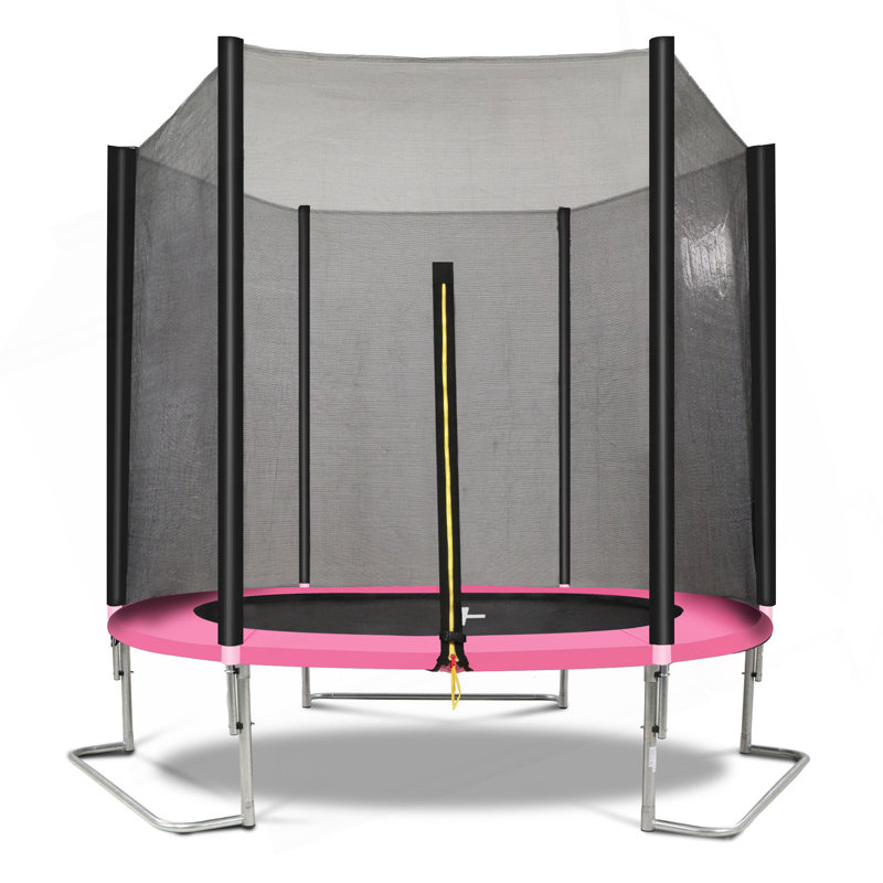 8FT Trampoline Outer Net-Pink and black