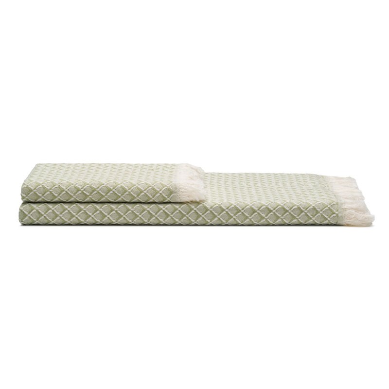 Essuie-mains et serviettes Serenity Grid, Vert