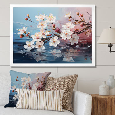 «Beautiful Apple Blossom Flower Tree», reproduction sur toile