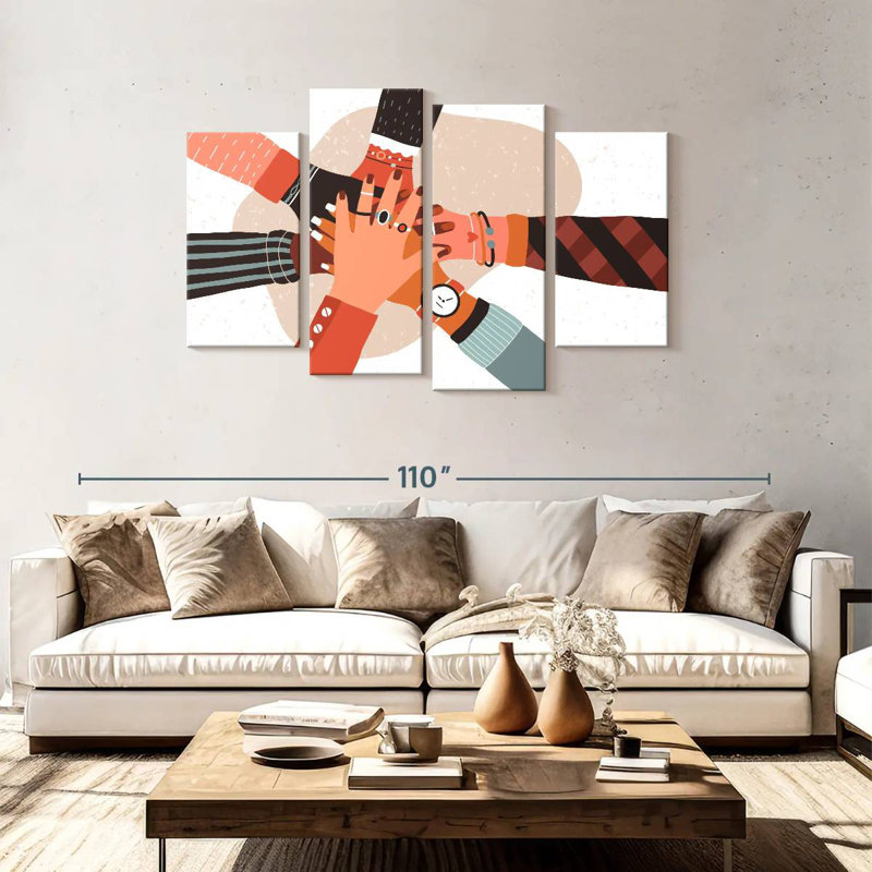 Khyir Racial Unity, 48" H x 75" W