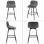 Eagar Upholstered Counter Stool with Metal Frame-1129141068