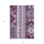 Tapis d'extérieur lavable mauve 3 pi x 5 pi aztèque ivoire et lavande