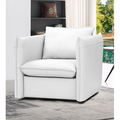 Brittana Upholstered Swivel Club Chair