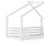Lit de maison avec fenêtre et petite tablette, lit de plancher avec toit en forme de maison, sans sommier-969364475-969364452