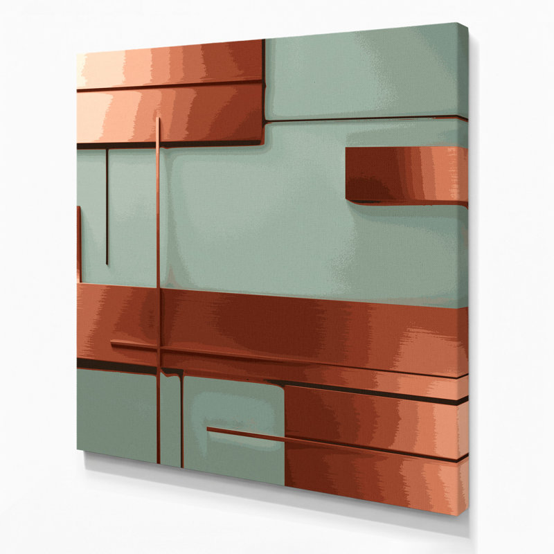 Minimalisme, art mural gris sur toile 65, H 8 po x l 8 po