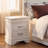 Eslov White Pearl Nightstand-410911548