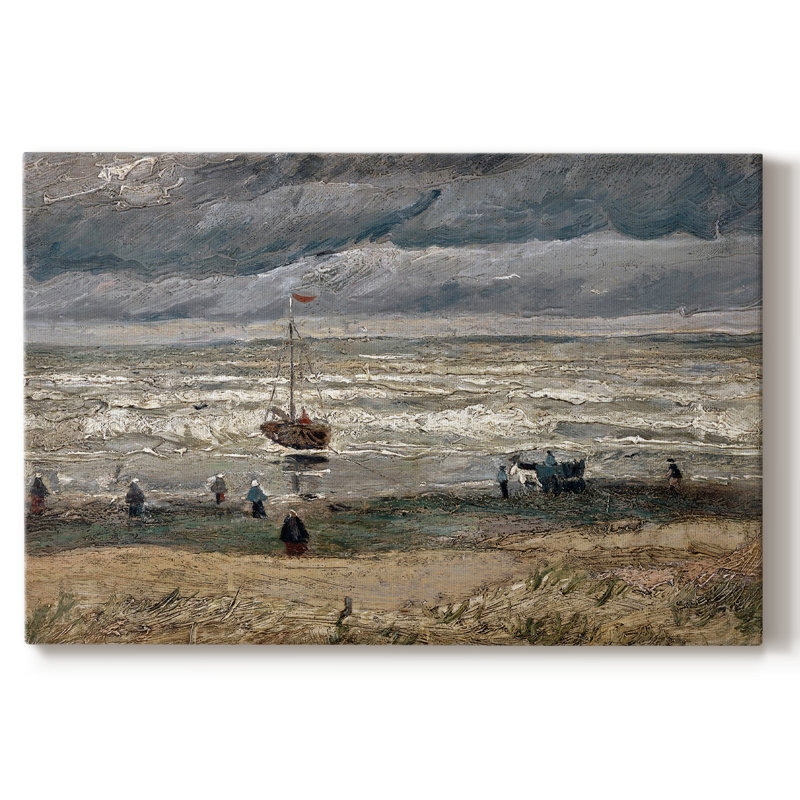 Paysage rétro - Cxxvii, H 19 po x l 28 po x P 1,5 po, Toile tendue