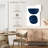 Avery Abstraction I Navy Blue-108364761
