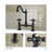 Kingston Brass Duchess Two-Handle 2-Hole Deck Mount Bridge Kitchen Faucet-18300966
