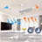 52 Inch Indoor Ceiling Fan Without Light, 6 Speeds Reversible Dc Motor, 3 Abs Blade Ceiling Fan White For Bedroom