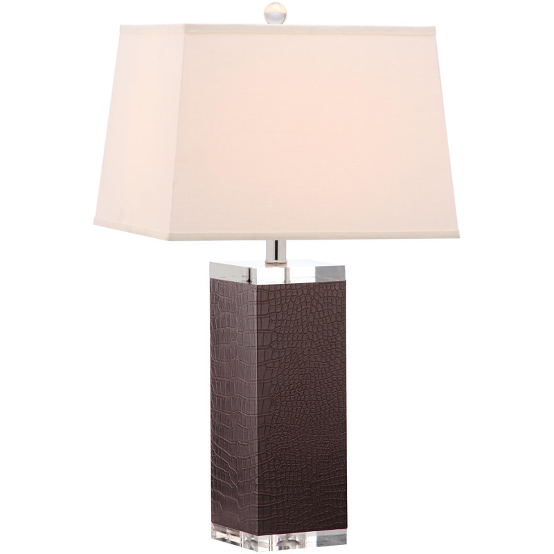 Beartree Fabric Table Lamp, Crocodile Brown