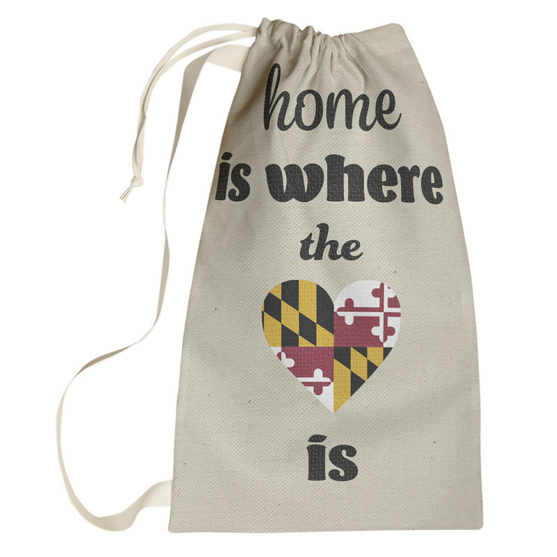 Sac à lessive Heart, Petit (H 64 po x l 20 po x 1,5 po), Maryland