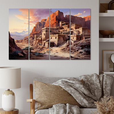 Egypt Valley Of Kings Cities & Countries Wall Decor on Metal