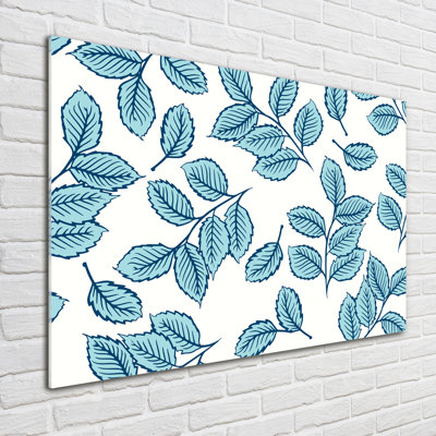 Leaves - No Frame Print on Glass