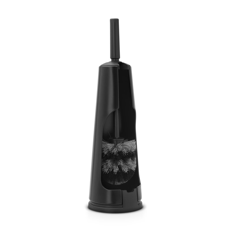 Brabantia Renew Toilet Brush and Holder, Matt Black