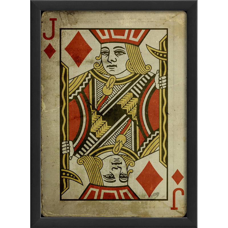 "jack of diamants" , impression encadrée