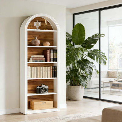 Étagère de rangement, bibliothèque élégante