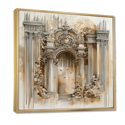 Ancient Castle Door In Madrid I - Madrid Print Wall Art