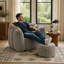 Fauteuil à billes Soft avec repose-pieds-1567980745