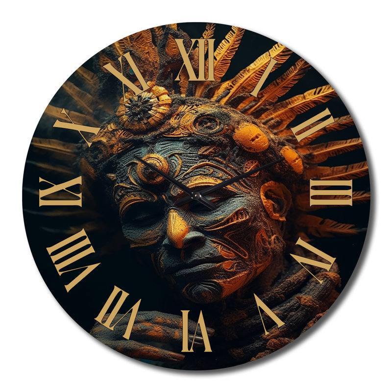 Horloge murale Majestic Glam Shaman, Très grand